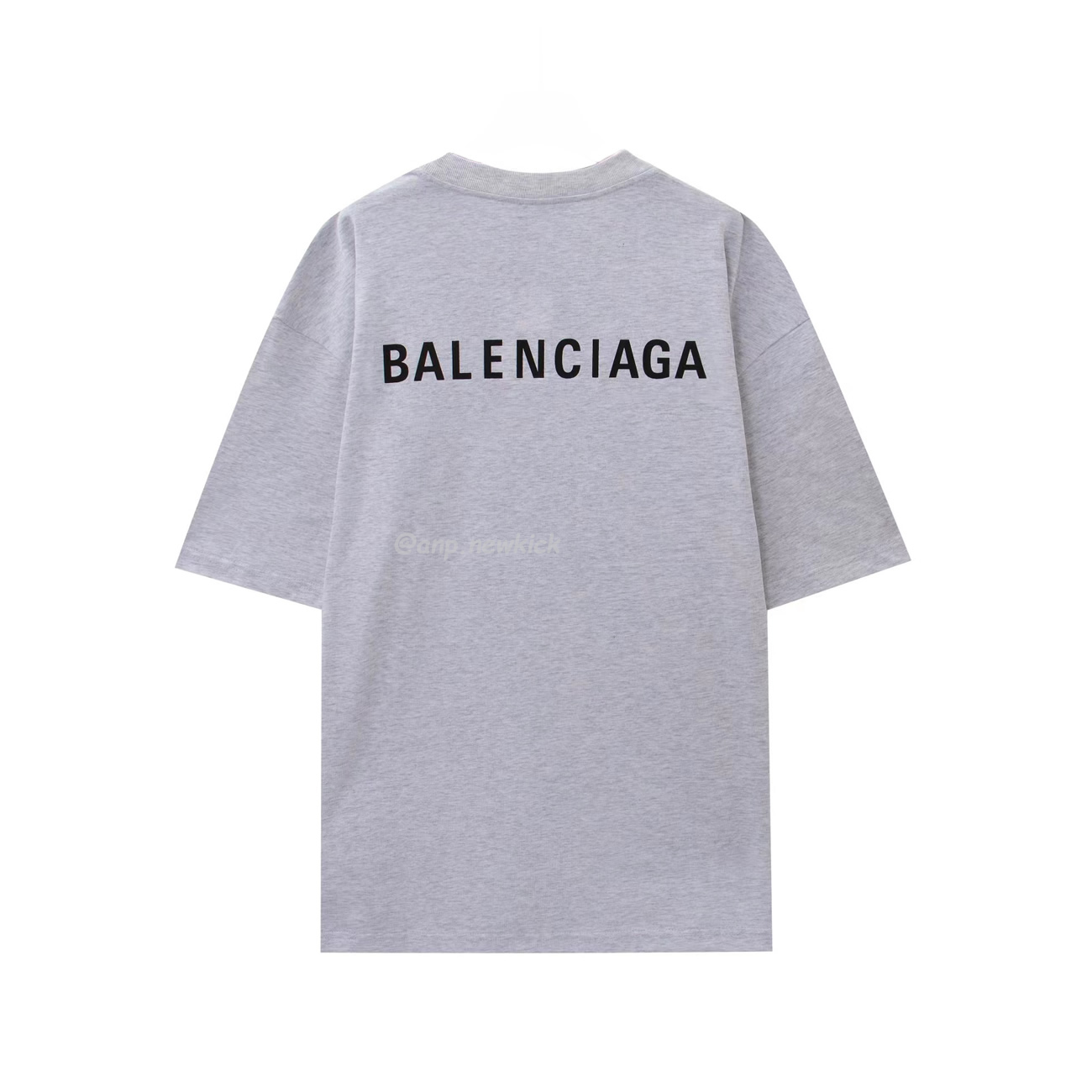 Balenciaga Logo T Shirt Grey (7) - newkick.vip